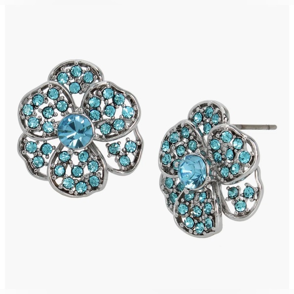 Kurt Geiger Jewelry - Kurt Geiger Blue SM Bloom Earrings NWT $75 MSRP